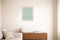 Palm Shadow Ombré Gradient – Signed 50-Edition Giclée Print for Gallery Walls — Living room lifestyle