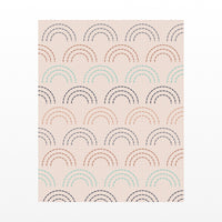 Peach & Concrete Ombré Gradient – Signed 50-Edition Giclée Print for Gallery Walls — Unframed flat preview