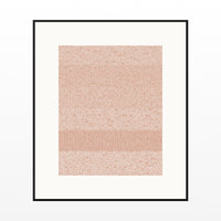 Peach & Concrete Tie-dye – Signed 50-Edition Giclée Print for Gallery Walls — Black gallery mat