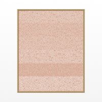 Peach & Concrete Tie-dye – Signed 50-Edition Giclée Print for Gallery Walls — Floating natural frame
