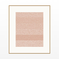Peach & Concrete Tie-dye – Signed 50-Edition Giclée Print for Gallery Walls — Natural gallery mat