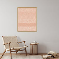 Peach & Concrete Tie-dye – Signed 50-Edition Giclée Print for Gallery Walls — Reading nook