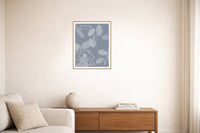 Platinum Silver Tropical – Signed 50-Edition Giclée Print for Gallery Walls — Living room lifestyle