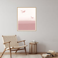 Rose Dust Hummingbird Printable Wall Art – Limited Edition Giclée Art Print | Instant Digital Download — Reading nook