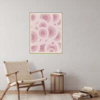Rose Graphite Adire – Signed 50-Edition Giclée Print for Gallery Walls — Reading nook