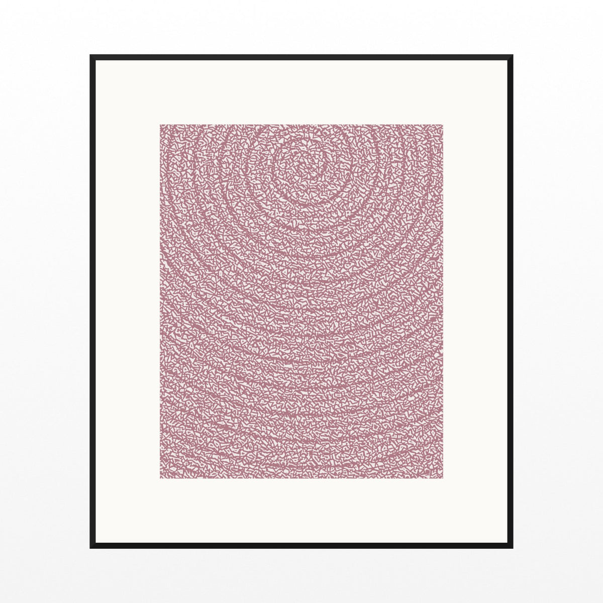 Rose Graphite Tie-dye – Limited Edition Tie-dye Art Print — Black gallery mat