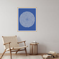 Rothko Cobalt Linear Wall Art Print – Signed Limited Edition Giclée | Modern Gallery Decor — Reading nook