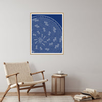 Rothko Cobalt Ombré Gradient Printable Wall Art – Limited Edition Giclée Art Print | Instant Digital Download — Reading nook