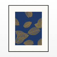 Rothko Cobalt Tropical Wall Art Print – Signed Limited Edition Giclée | Modern Gallery Decor — Black gallery mat
