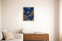 Rothko Cobalt Tropical Wall Art Print – Signed Limited Edition Giclée | Modern Gallery Decor — Living room lifestyle