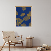 Rothko Cobalt Tropical Wall Art Print – Signed Limited Edition Giclée | Modern Gallery Decor — Reading nook