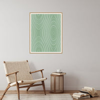 Sage Wash Marble Swirl Art Print – Fine Art Giclée Digital Download | Signed 50-Edition — Reading nook