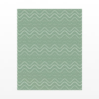 Sage Wash Retro 70s Wall Art Print  — Unframed flat preview