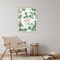 Sage Wash Songbird Wall Art Print – Signed Limited Edition Giclée | Modern Gallery Decor — Reading nook