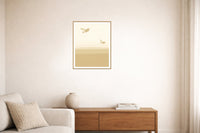 Sand Dune Hummingbird Printable Wall Art – Limited Edition Giclée Art Print | Instant Digital Download — Living room lifestyle