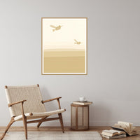 Sand Dune Hummingbird Printable Wall Art – Limited Edition Giclée Art Print | Instant Digital Download — Reading nook