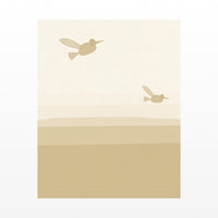 Sand Dune Hummingbird Printable Wall Art – Limited Edition Giclée Art Print | Instant Digital Download — Unframed flat preview