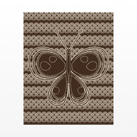 Sepia Archival Butterfly Printable Wall Art – Limited Edition Giclée Art Print | Instant Digital Download — Unframed flat preview
