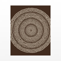 Sepia Archival Geometric Wall Art Print – Signed Limited Edition Giclée | Modern Gallery Decor — Unframed flat preview