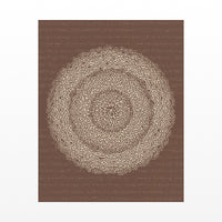 Sepia Archival Linear Wall Art Print – Signed Limited Edition Giclée | Modern Gallery Decor — Unframed flat preview