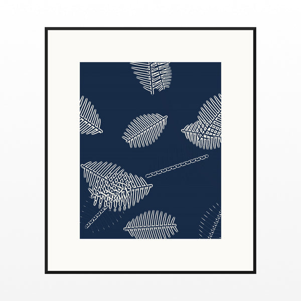 Signal Flag Tropical Wall Art Print – Signed Limited Edition Giclée | Modern Gallery Decor — Black gallery mat