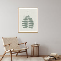 Soft Sage Fern Art Print – Fine Art Giclée Digital Download | Signed 50-Edition — Reading nook