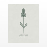 Soft Sage Lavender Printable Wall Art – Limited Edition Giclée Art Print | Instant Digital Download — Unframed flat preview