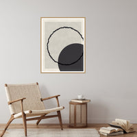 Sumi Ink Ombré Gradient Wall Art Print – Signed Limited Edition Giclée | Modern Gallery Decor — Reading nook