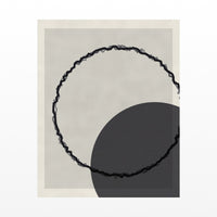 Sumi Ink Ombré Gradient Wall Art Print – Signed Limited Edition Giclée | Modern Gallery Decor — Unframed flat preview