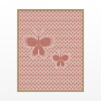Terracotta Blush Butterfly Printable Wall Art – Limited Edition Giclée Art Print | Instant Digital Download — Floating natural frame