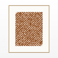 Terracotta Charcoal Ombré Gradient Printable Wall Art – Limited Edition Giclée Art Print | Instant Digital Download — Natural gallery mat