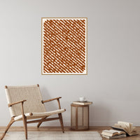 Terracotta Charcoal Ombré Gradient Printable Wall Art – Limited Edition Giclée Art Print | Instant Digital Download — Reading nook
