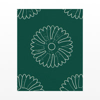 Viridian & Rose Ankara Printable Wall Art – Limited Edition Giclée Art Print | Instant Digital Download — Unframed flat preview