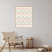 Viridian & Rose Ombré Gradient – Signed 50-Edition Giclée Print for Gallery Walls — Reading nook