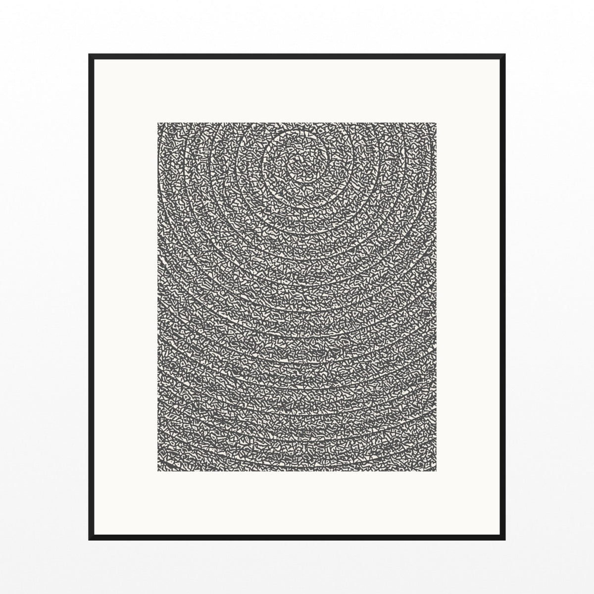 Warm Earth Tie-dye – Limited Edition Tie-dye Art Print — Black gallery mat