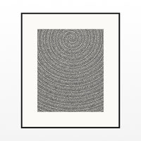 Warm Earth Tie-dye – Limited Edition Tie-dye Art Print — Black gallery mat