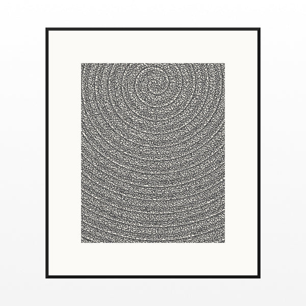 Warm Earth Tie-dye – Limited Edition Tie-dye Art Print — Black gallery mat
