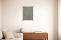 Warm Earth Tie-dye – Limited Edition Tie-dye Art Print — Living room lifestyle