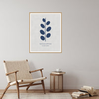 Warm Ivory Eucalyptus Wall Art Print – Signed Limited Edition Giclée | Modern Gallery Decor — Reading nook