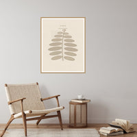 Warm Linen Fern Art Print – Fine Art Giclée Digital Download | Signed 50-Edition — Reading nook