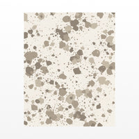 Warm Linen Paint Splatter Wall Art Print – Signed Limited Edition Giclée | Modern Gallery Decor — Unframed flat preview
