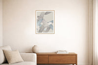 Warm Linen Tropical Wall Art Print – Signed Limited Edition Giclée | Modern Gallery Decor — Living room lifestyle