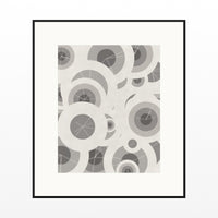 Warm Paper Adire – Signed 50-Edition Giclée Print for Gallery Walls — Black gallery mat