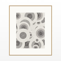 Warm Paper Adire – Signed 50-Edition Giclée Print for Gallery Walls — Natural gallery mat