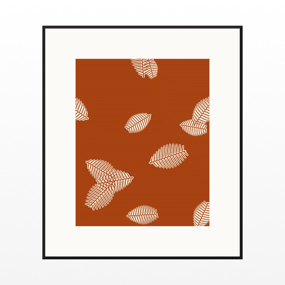 Warm Sunset Tropical Wall Art Print – Signed Limited Edition Giclée | Modern Gallery Decor — Black gallery mat