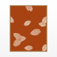 Warm Sunset Tropical Wall Art Print – Signed Limited Edition Giclée | Modern Gallery Decor — Floating natural frame